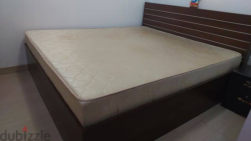 like Brand new King Size Bed with Medical mattress for Sale 1