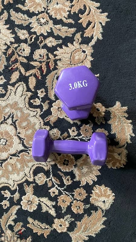 Dumbells 4 pieces 2x5 kg & 2x3 kg 2