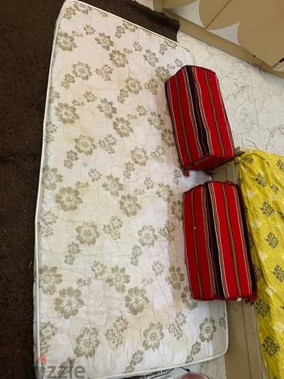 3 mattress and 3 pillow in good condition for urgent sale