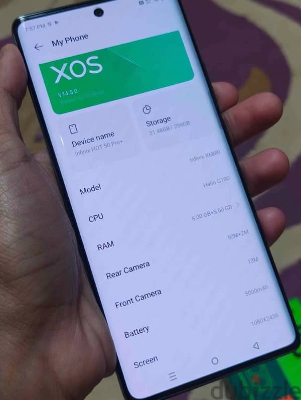 Infinix Hot 50 pro plus 16/256 4