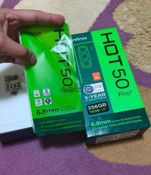 Infinix Hot 50 pro plus 16/256 7