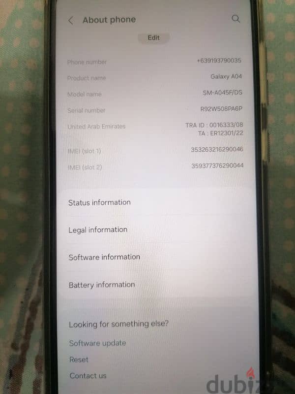 Samsung Galaxy A04 (64GB/4GB RAM) 5