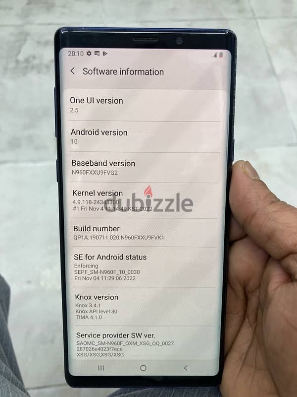 Samsung note 9 128 GB 9