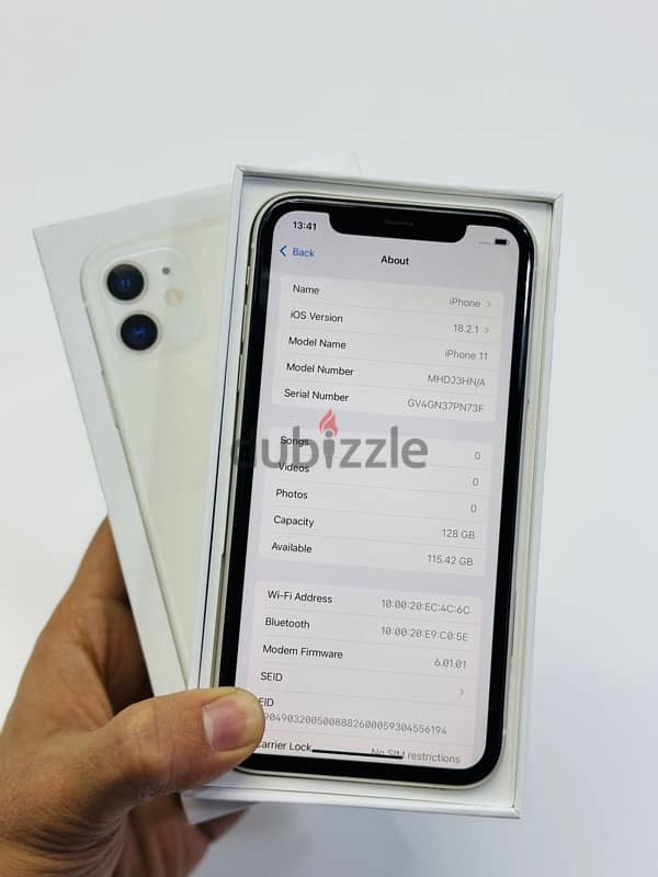 iphone 11 128GB battery 92% with box amazing condition best price 1