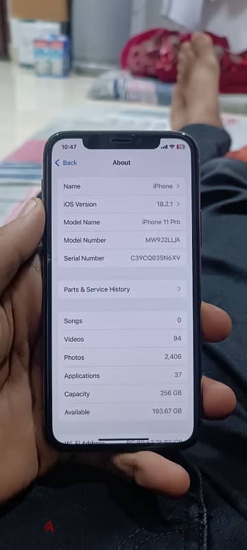 Iphone 11 pro 256 gb 5