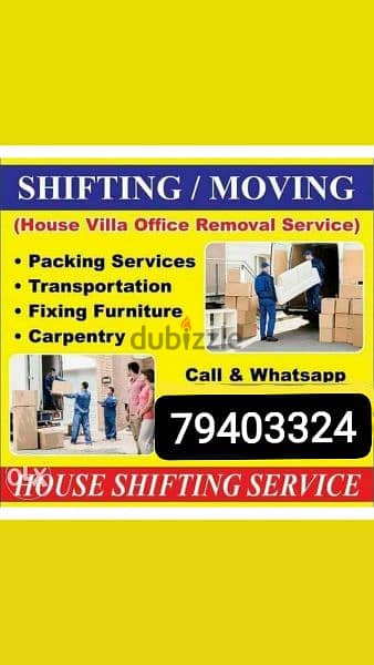 House shifting and carpenter