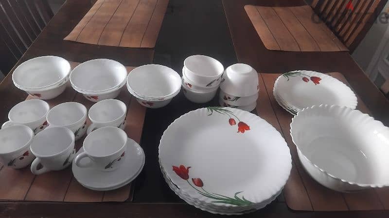 dinner set with other items 0