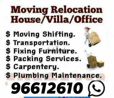 Muscat mover packer house villa shifting professional carpenter