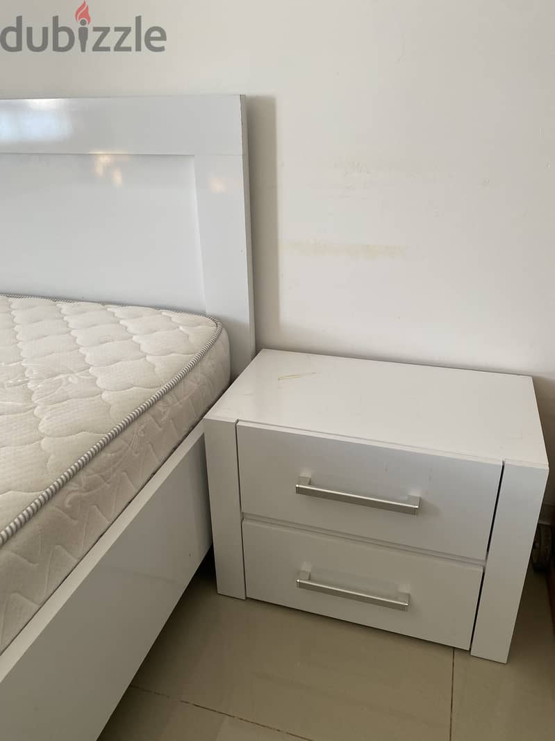 Bed with Side Table from Pan Home For Sale 4