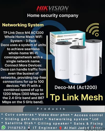 Omada Tplink mesh system