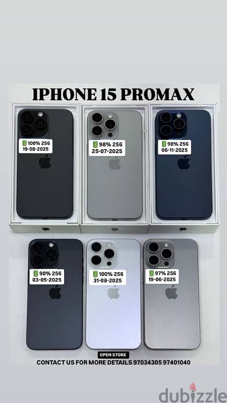 iphone 15 promax 256gb with apple warranty good condition 0