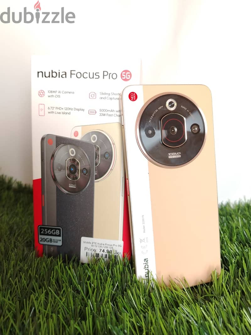 Nubia Focus Pro 5G 8+12GB Ram 256 GB Storage 2