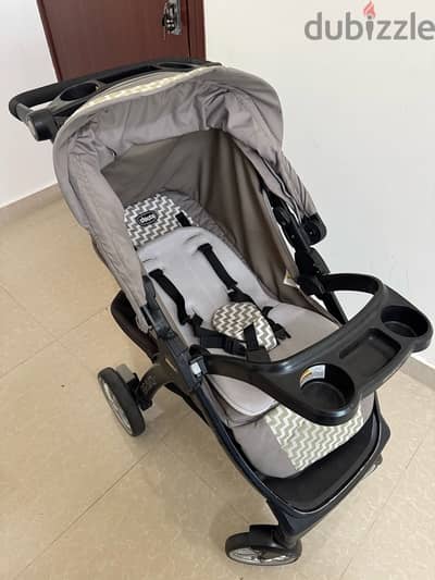 Chicco ബ്രാവോ stroller and KeyFit30 car seat for sale - Rumais, Barka