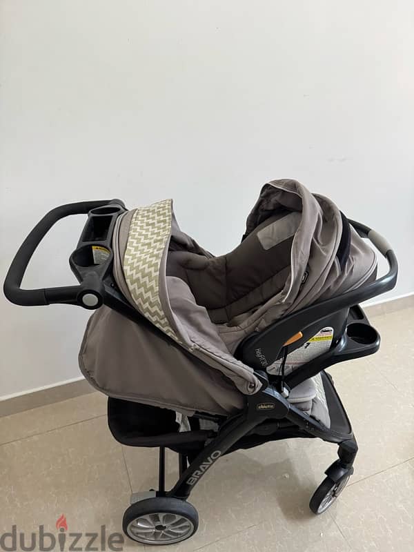 Chicco ബ്രാവോ stroller and KeyFit30 car seat for sale - Rumais, Barka 1