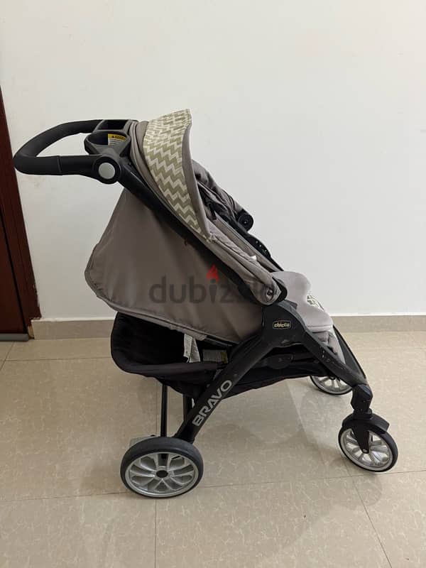 Chicco ബ്രാവോ stroller and KeyFit30 car seat for sale - Rumais, Barka 4