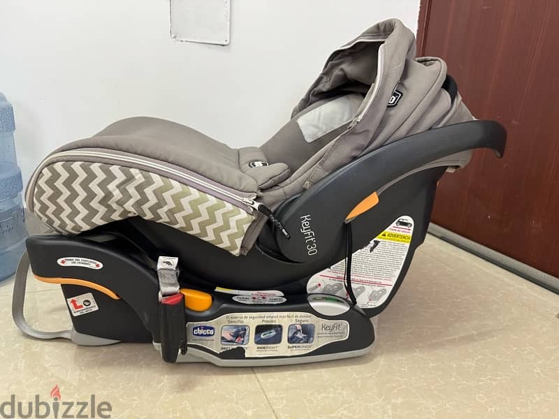 Chicco ബ്രാവോ stroller and KeyFit30 car seat for sale - Rumais, Barka 5