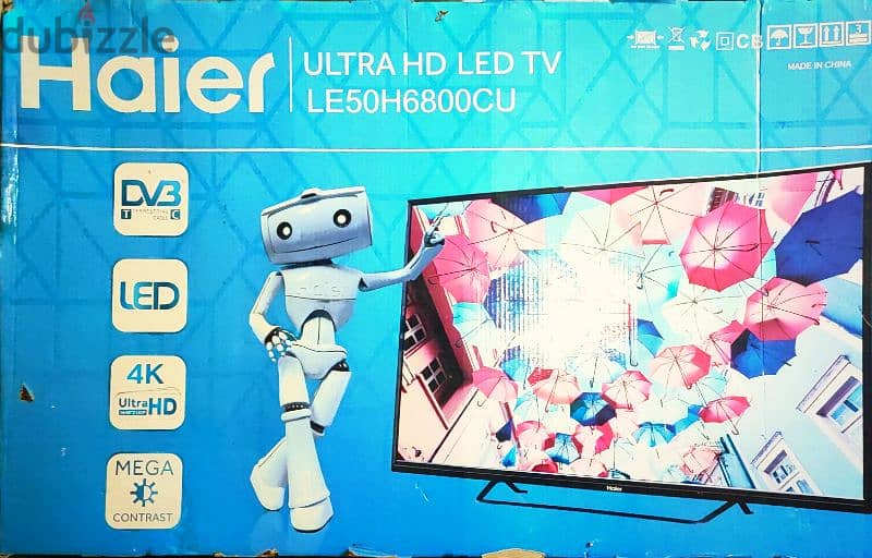 Haier 55" UHD LED ( not smart ) almost new 1