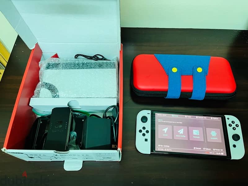 Nintendo Switch OLED modded with box and accessories 4