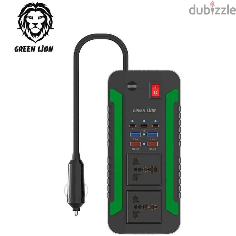 Green Lion Spark 300 Power Inverter 300W For Car Charger 1