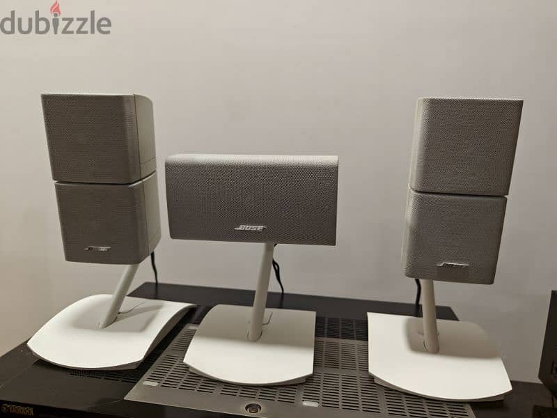 Bose double cube speakers with stands 6