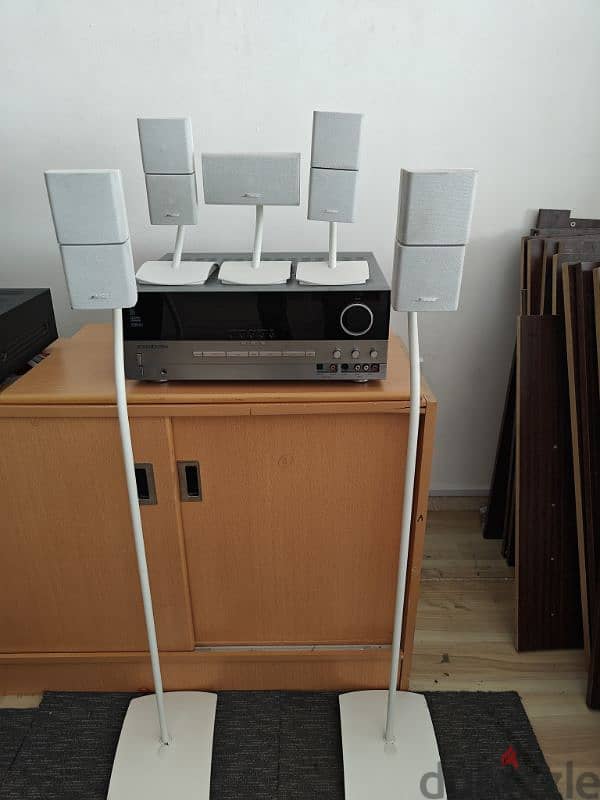 Bose double cube speakers with stands 9