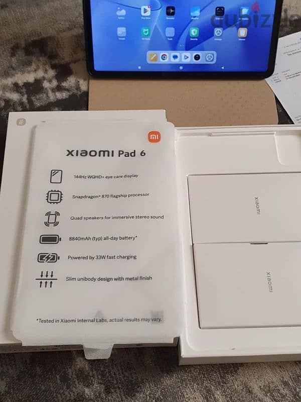 Xioami Pad 6 8gb 256gb with box and warranty 0