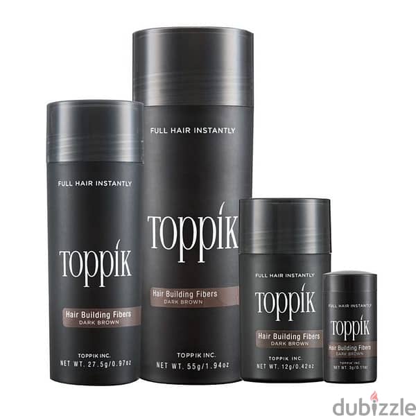 Toppik hair fiber (Dark Brown) USA 27.5 Grams 0