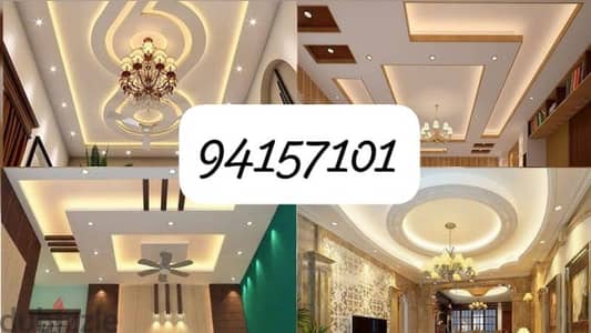 we have professional team gypsum ceiling and paint