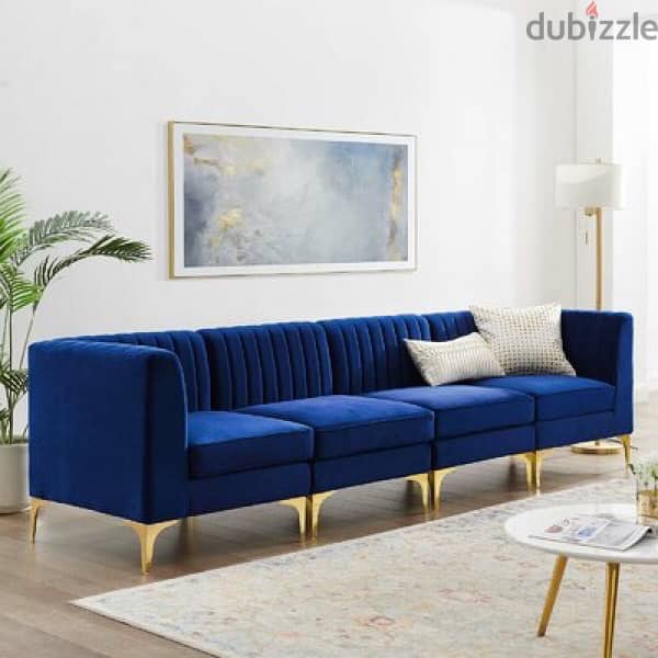 l shape sofa with bad 3