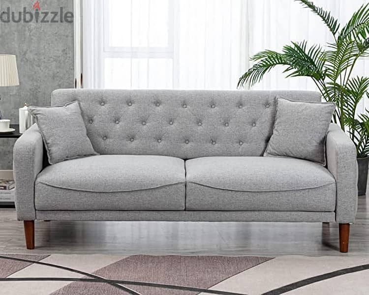 l shape sofa with bad 4