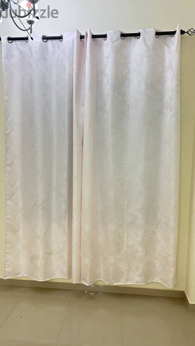 Luxurious Elegant Curtains with Sturdy Metal Rod – Stylish