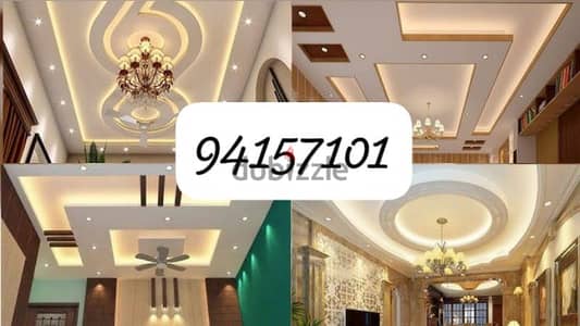 we have professional team gypsum ceiling and paint