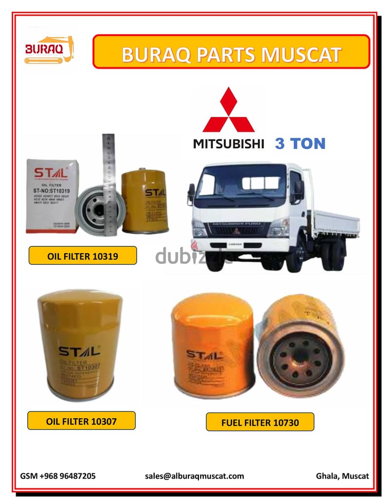 FILTERS FOR TRUCKS AND EXCAVATORS مرشحات للشاحنات والحفارات 8