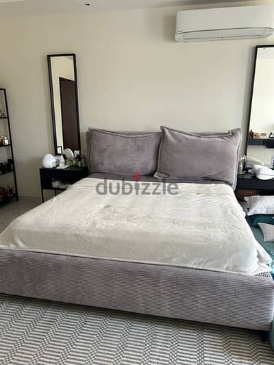 Marina Bed with Matress (1.8x2m)