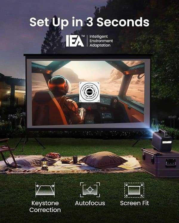 NEBULA Mars 3 Outdoor Portable Projector, 1000 ANSI 5hours 3