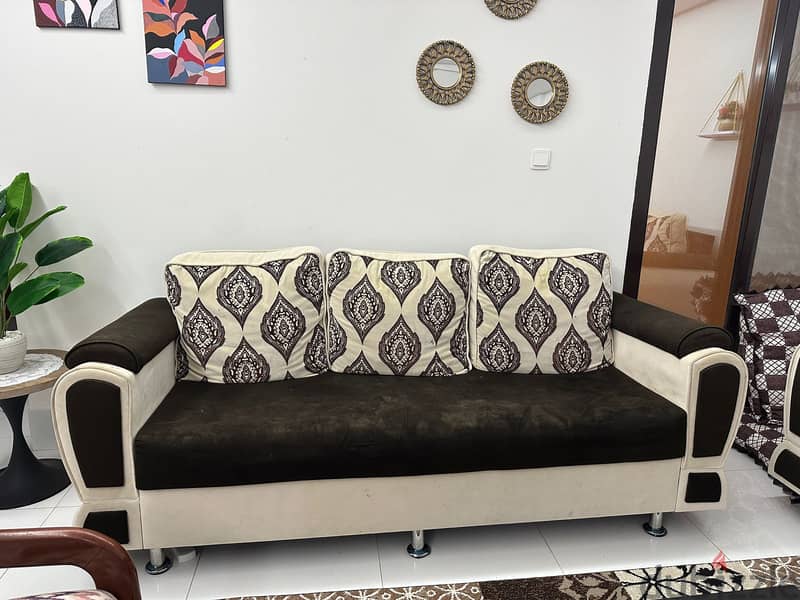 7 seater sofa set used 2