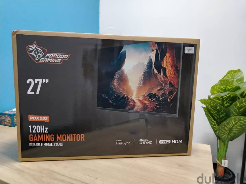 Porodo Gaming 27" Inch FHD 120Hz Gaming Monitor 0