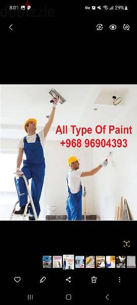 we do all type of paint work interior designing and gypsum board 0