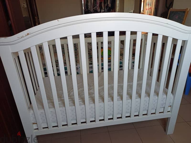 Junior Baby cot with matters 4