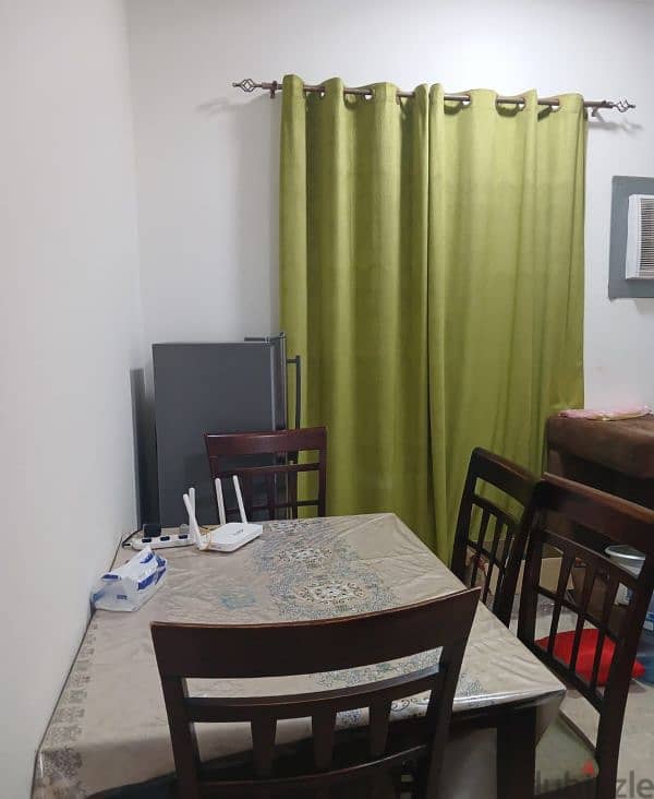 1 bhk fully furnished with all bills in azaiba 1