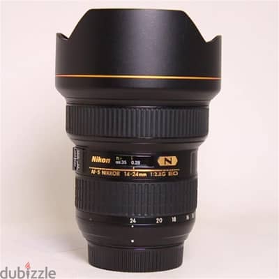 Nikon 14-24 f2.8 full frame lens