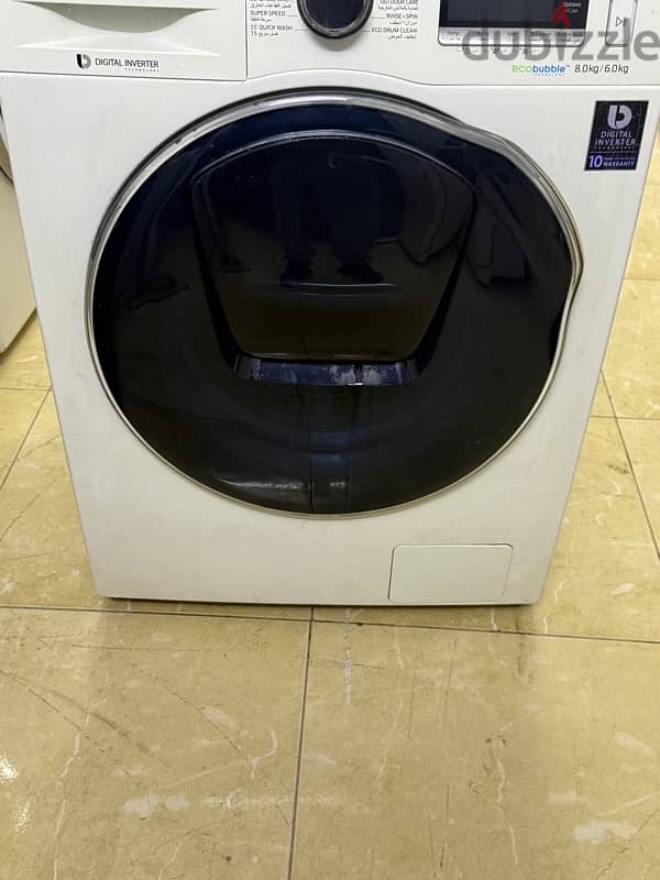 samsung 8/6kg washing machine for sale in good condition 3