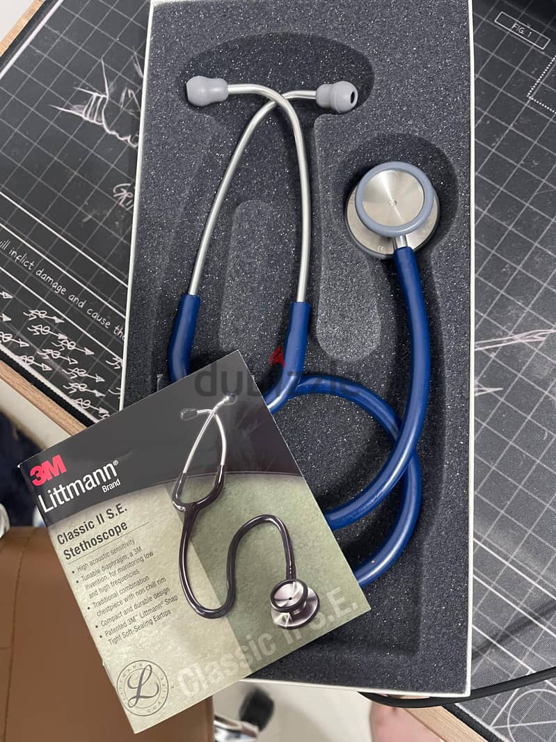 3M Littmann Classic II S. E. Stethoscope - Navy \ سماعة ليتمان 2 1