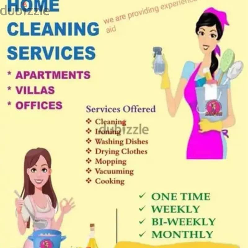 female house cleaning service available,part time work,per hour 3 rial 0