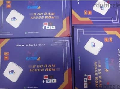 4k Dual Band WiFi 8gb ram 128gb storeg with subscription all countris