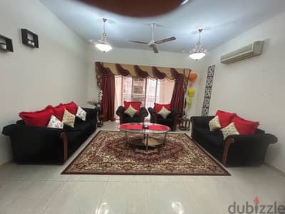 7 Seater Sofa / Carpet / Curtains