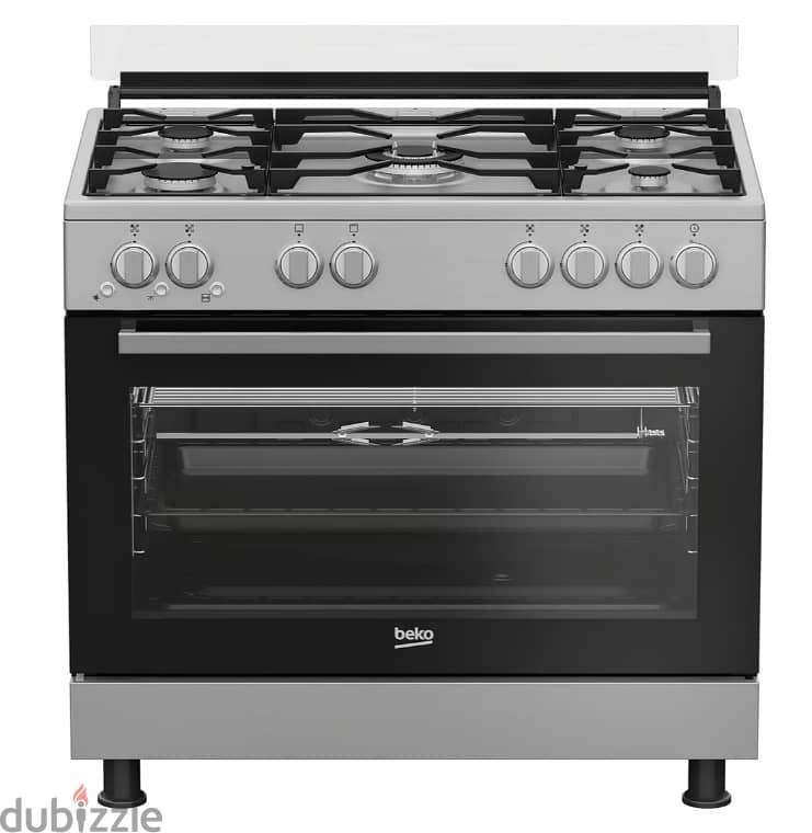 Beko 5 Burner Cooking Range, 90x60 cm, Stainless steel, GG15123GXNS 3