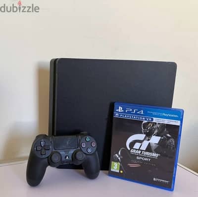 ps4 slim 500Gb 1 Joystik 1 game