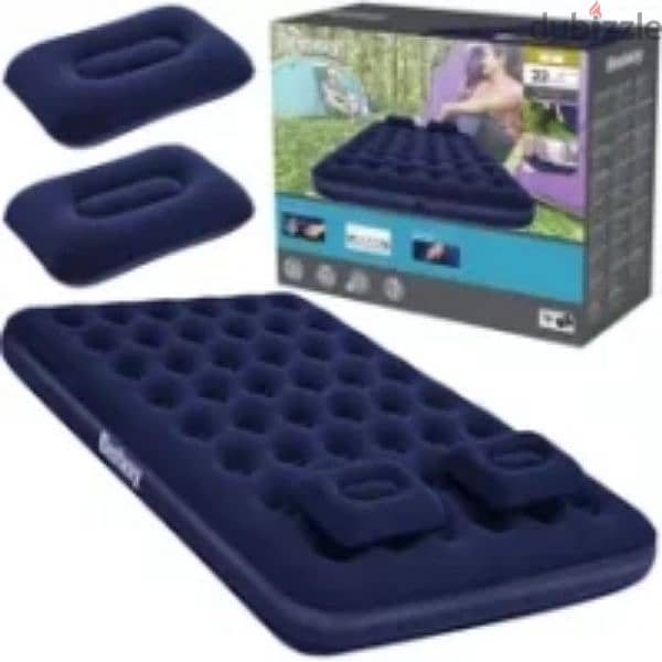 Portable camping single air bed 9