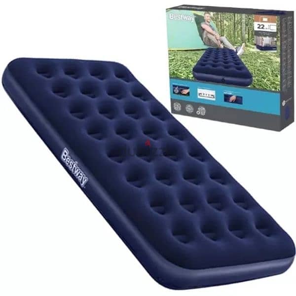 Portable camping single air bed 10